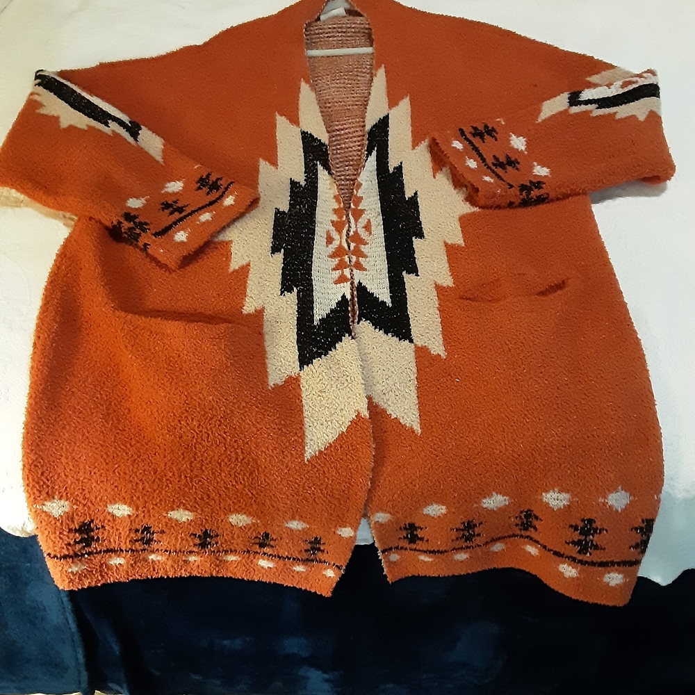 Unicorn Tribe Aztec Sweater 2x